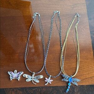 Butterfly necklaces